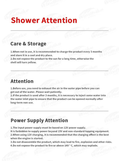 Survival Now™ Outdoor 2-In-1 Vehicle-Mounted Shower