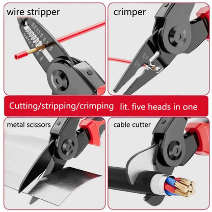 Survival Now™ Multifunctional Replaceable Electrician Pliers