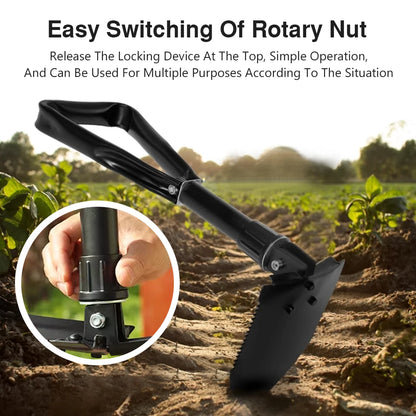 Survival Now™ Foldable Camping Shovel