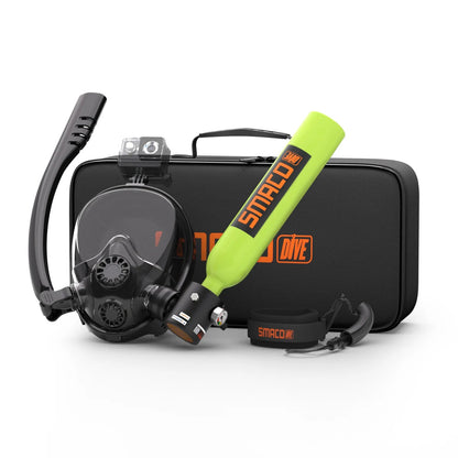 Mini Scuba Tank with Snorkel Mask