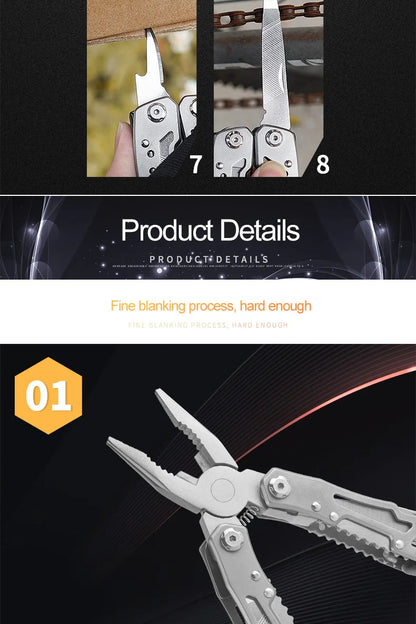 Survival Now™ Multifunction Folding Pliers Pocket Knife