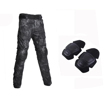 Slim Fit Army Shirt & Camouflage Cargo Pants