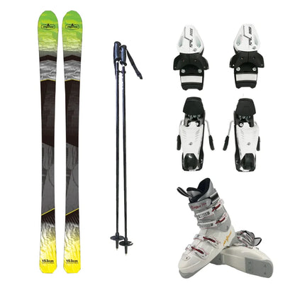 Survival Now™ Alpine Mountain Snow Skis