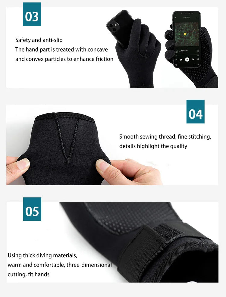 Survival Now™ Adult Diving Gloves