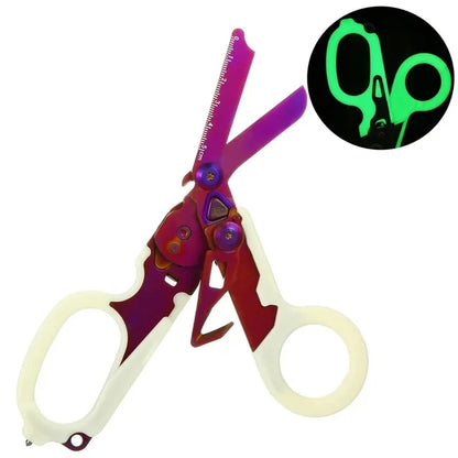 6-in-1 Foldable Emergency Medical Scissors