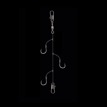 High Carbon Steel Triple Fishing Hooks with Swive