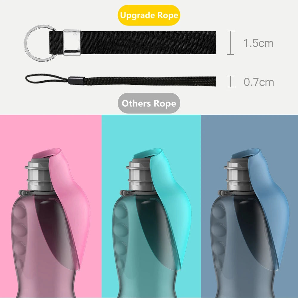 Survival Now™ 800ml Portable Dog Water Bottle