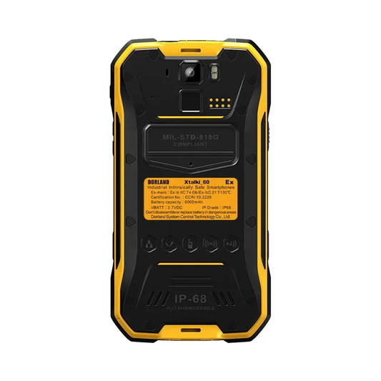 Satellite Walkie Talkie Phone with PTT & Android, 6000mAh Battery