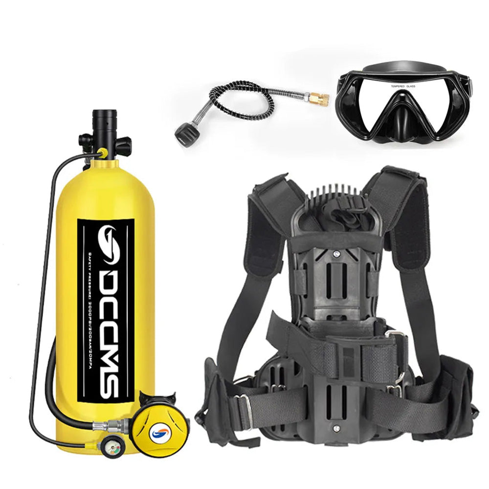 Scuba Diving & Snorkeling Equipment Kit with Scuba Tank
