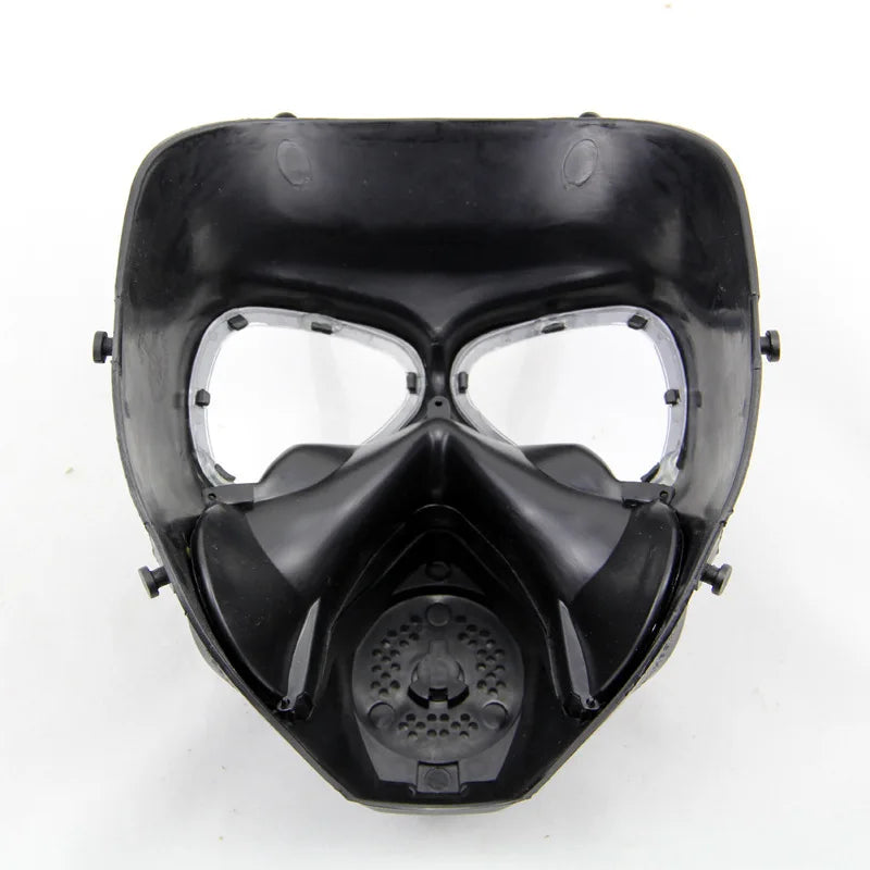 Survival Now™ Protective Full Face Gas Mask Skull