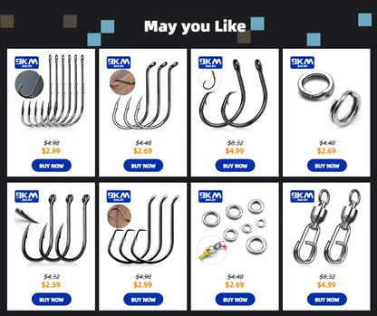 Survival Now™ High-Carbon Steel Fishing Hooks