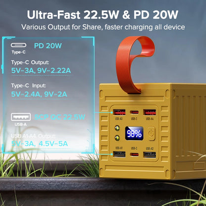 Survival Now™ 60,000mAh Power Bank