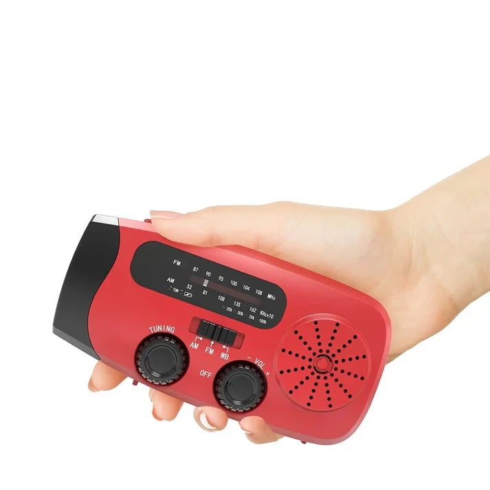 Solar Hand Crank Radio – Stay Safe & Powered