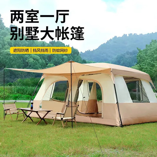 Survival Now™ Two Bedroom One Living Room Camping Tent