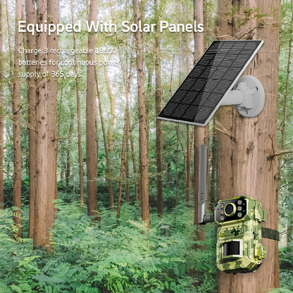 Outdoor Wildlife Trail Camera – Solar-Powered & 4G