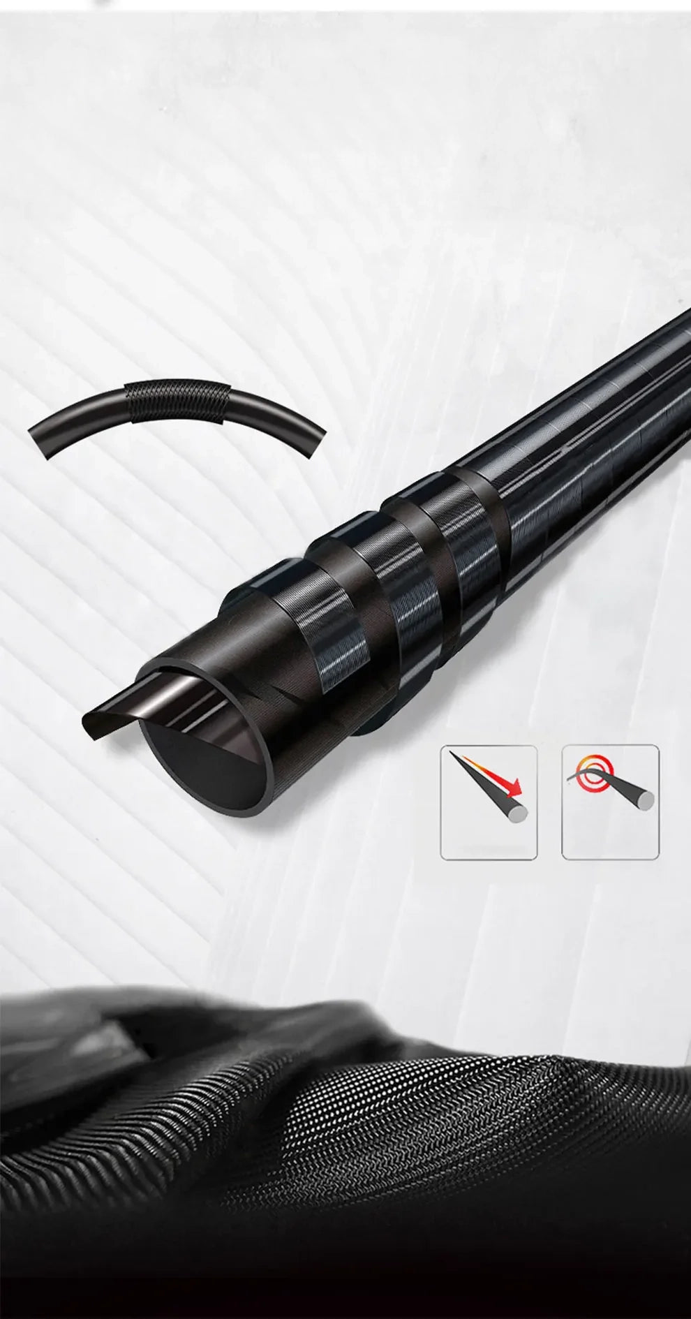 Heavy-Duty Trolling Fishing Rod – 1.65m & 1.8m