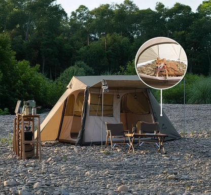 Spacious Glamping Cabin Tent for Camping