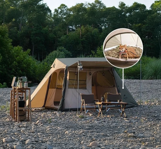 Spacious Glamping Cabin Tent for Camping