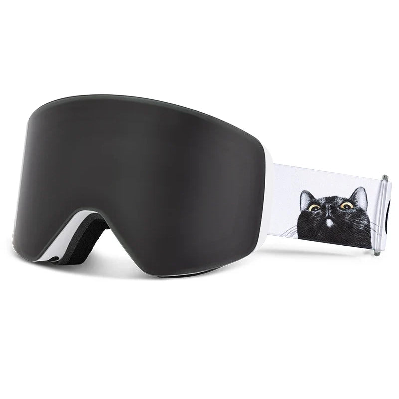 Ski Goggles & Snowboard Mask – UV400 Yellow Lens Eyewear Kit for Adults