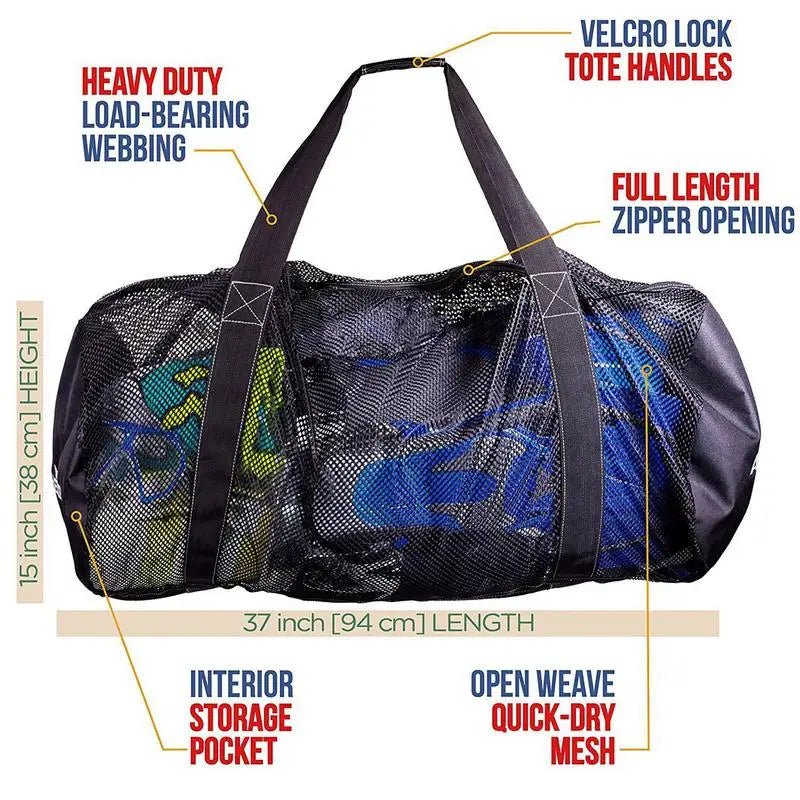 Survival Now™ Multifunctional Foldable Mesh Bag