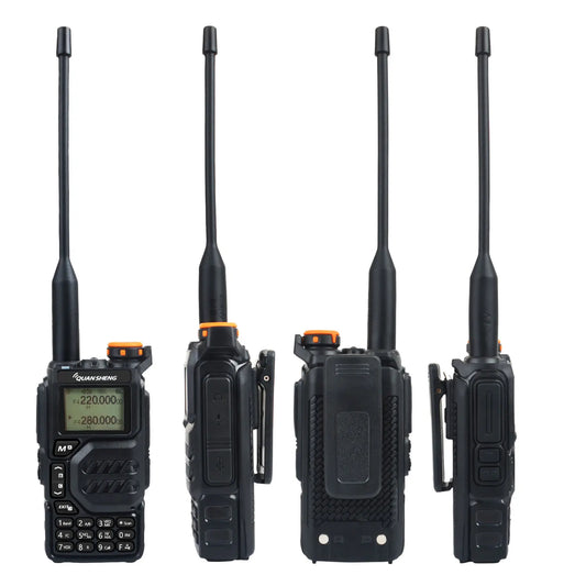 UV-K5 Dual Band Walkie Talkie with 50-600MHz RX | Long-Range Communication