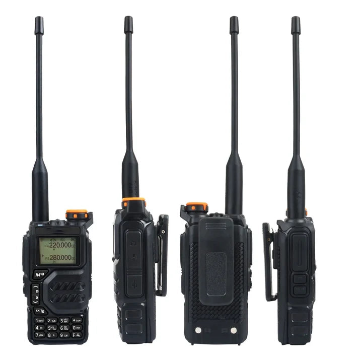 UV-K5 Dual Band Walkie Talkie with 50-600MHz RX | Long-Range Communication
