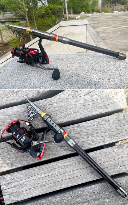 Survival Now™ Fishing Rod and Spinning Reel Set