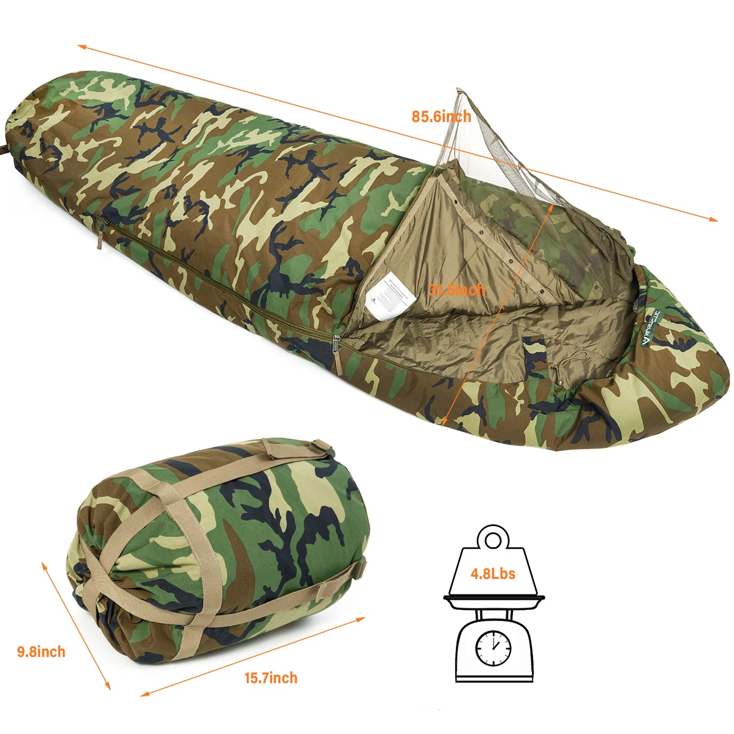 Survival Now™ Military Modular Sleeping System 2.0