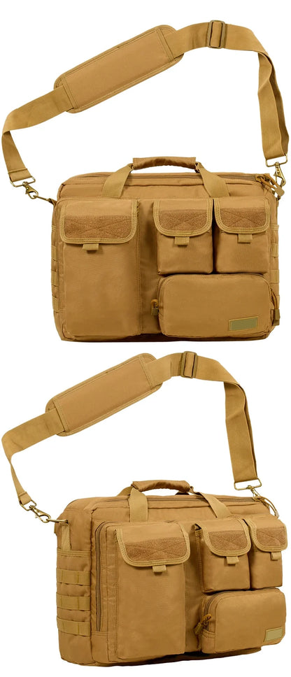 Tactical Shoulder Messenger Bag – Fits 17.3” Laptops