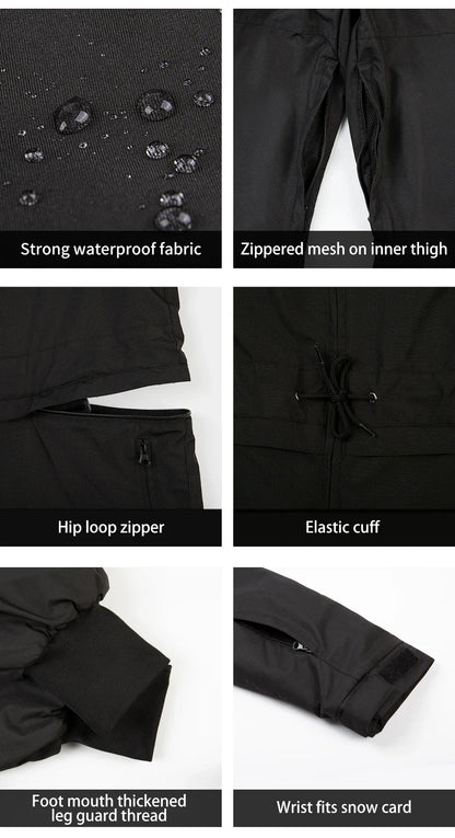 Survival Now™ Men & Women One-Piece Ski Jumpsuit