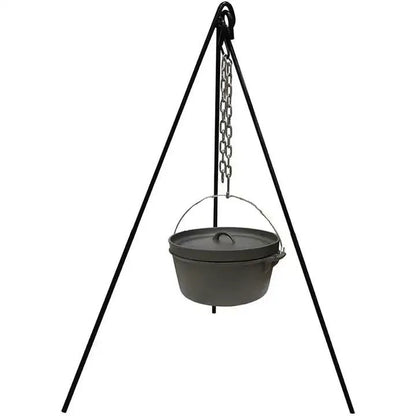 Cast Iron Outdoor Camping Cooker: All-in-One Casserole Oven, Frying Pan Cover, and Dutch Oven