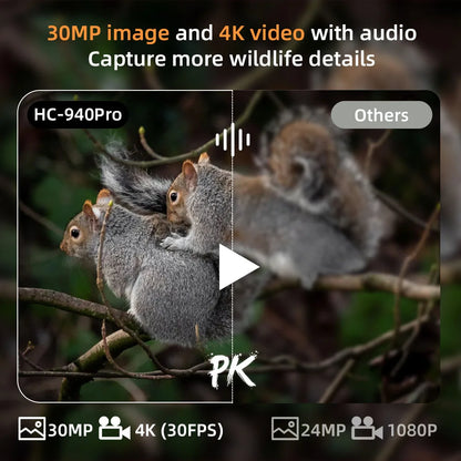 4K Live Stream Trail Camera - Real-Time Wildlife Monitoring with 4G