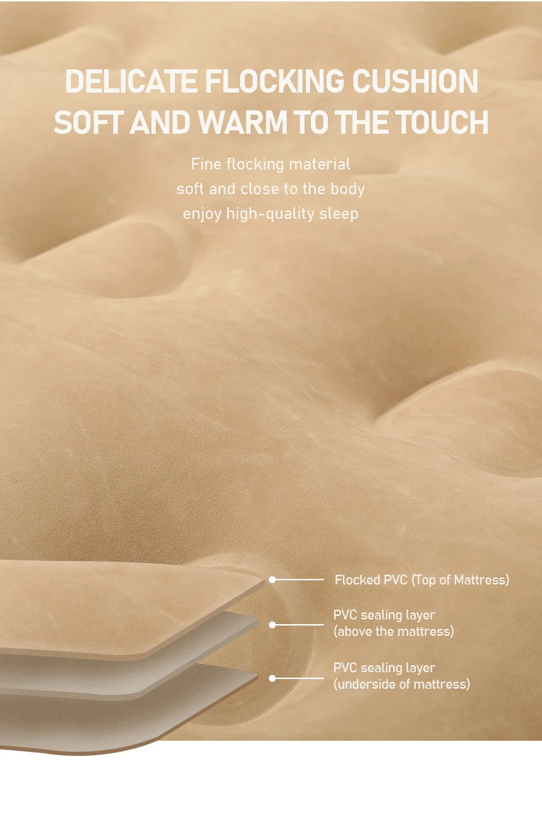 Survival Now™ Outdoor Portable Inflatable Bed
