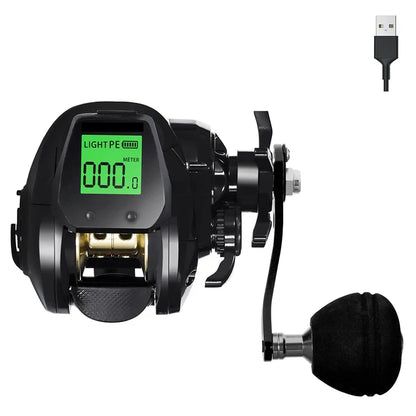 Bait caster Fishing Reel with Electronic LED Display