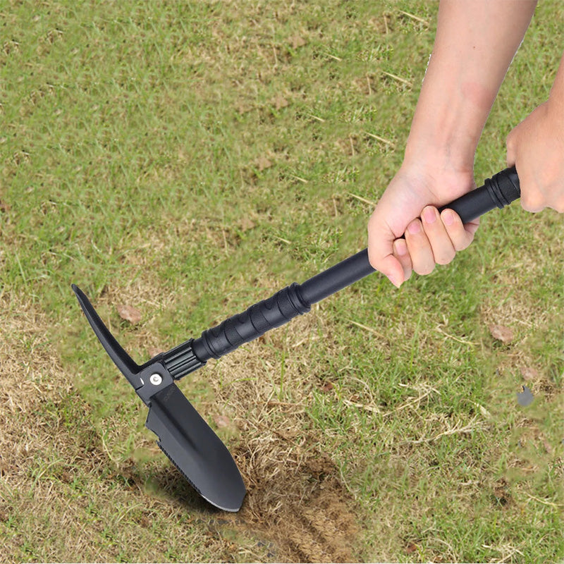 Foldable Tactical Shovel, Multifunctional Survival Tool