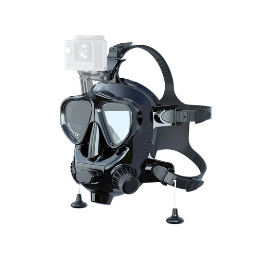 Full Face Diving Mask with Camera Mount for Underwater Exploration