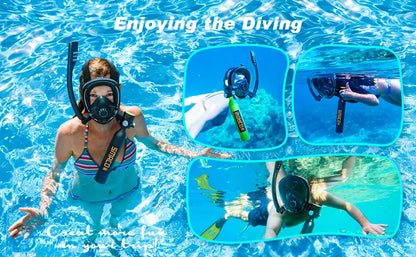 Survival Now™ Mini Scuba Tank with Snorkel Mask