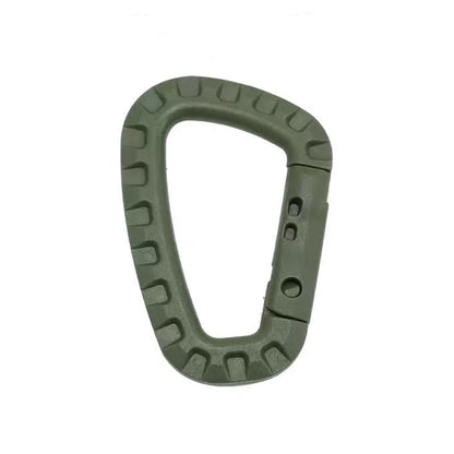 Tactical D-Ring Grimlock Carabiner Clip, 4-Pack