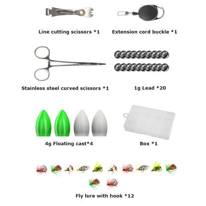 Survival Now's™ 8ft 5/6 Fly Fishing Rod with Fly Reel