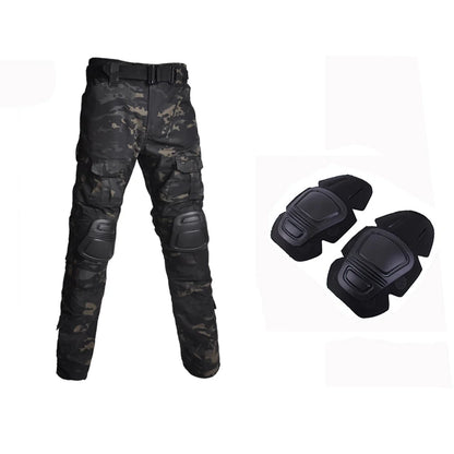 Slim Fit Army Shirt & Camouflage Cargo Pants