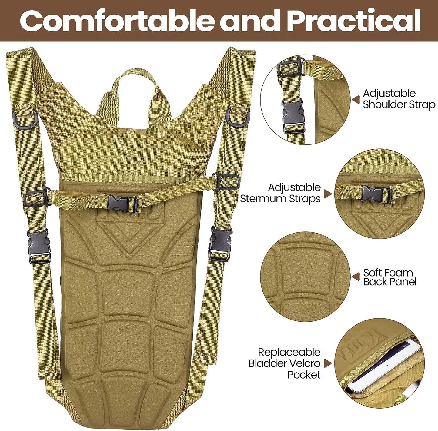 Survival Now™ Sport Hydration Pack Backpack