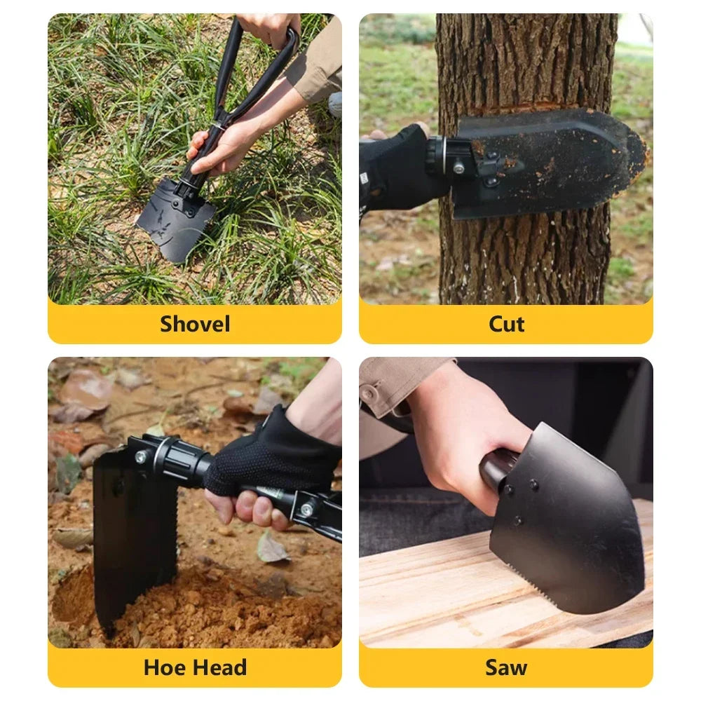 Survival Now™ Foldable Camping Shovel