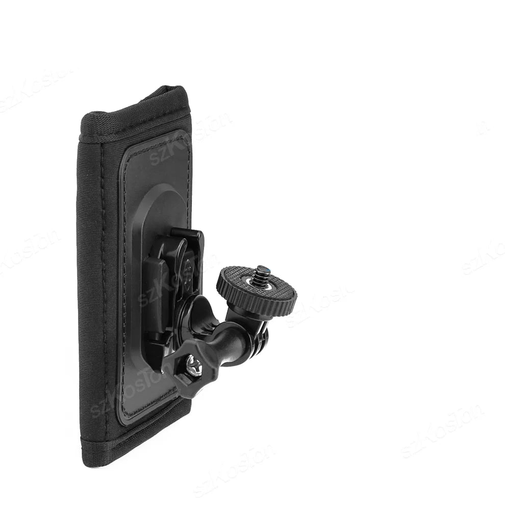 360° Rotation Strap Mount - Hands-Free Shots for Action Cameras