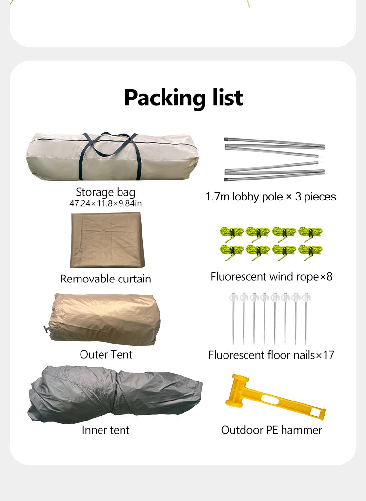 Survival Now™ Large Camping Tent