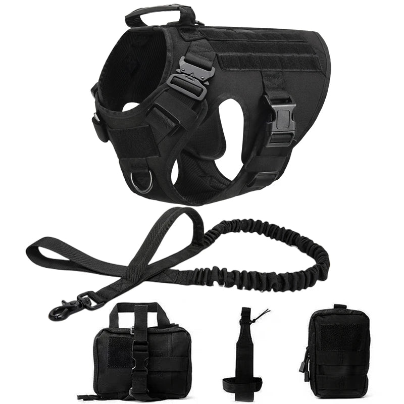 Survival Now™ K9 Tactical Military Vest & Leash Set