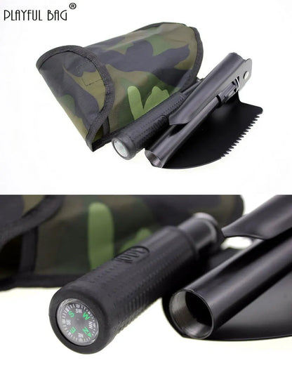 Survival Now™ Multi-Functional Small Folding Shovel