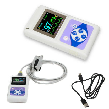 Advanced Fingertip Pulse Oximeter with Alarm