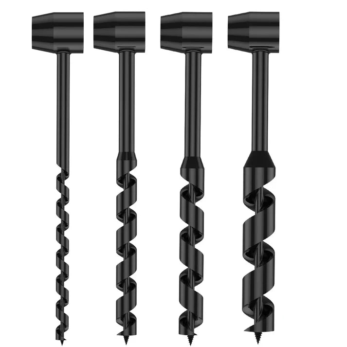 Durable Carbon Steel Manual Auger Hand Drill for Outdoor