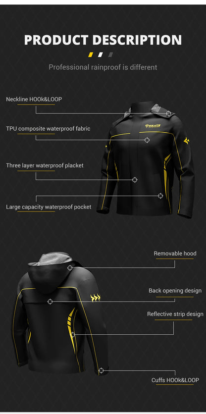 Survival Now™ Motorcycle Raincoat Suit