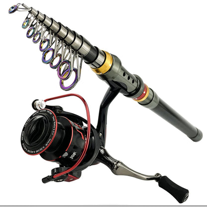 Survival Now™ Fishing Rod and Spinning Reel Set